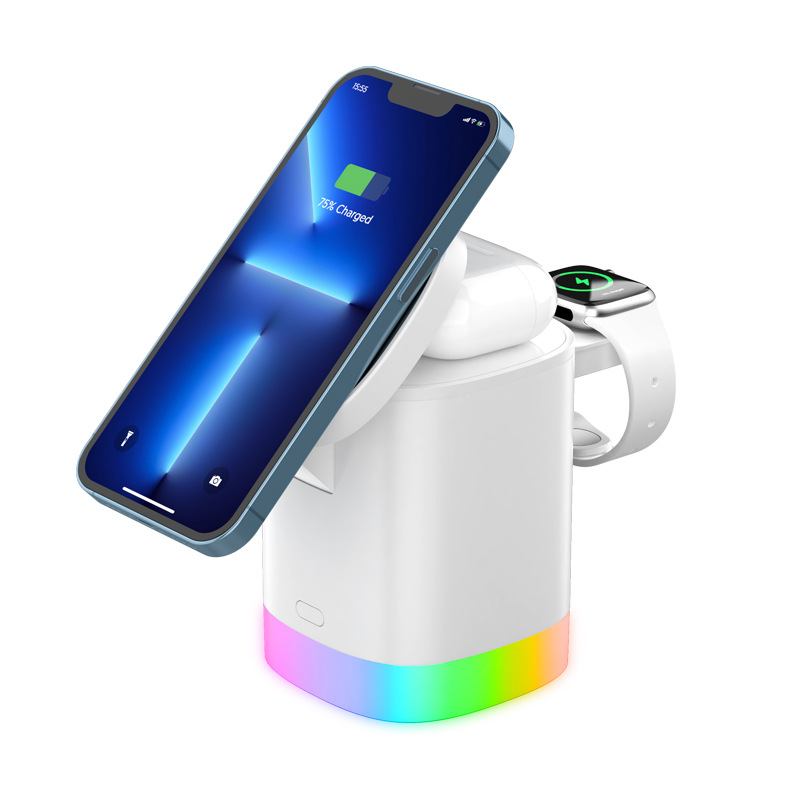 3 in 1 wireless quick charger for iphone14 iWatch airpodspro - 图2