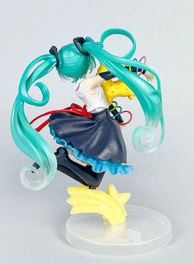 初音未来手办跳跳马初音Hatsune miku二次元动漫美女模型机箱摆件