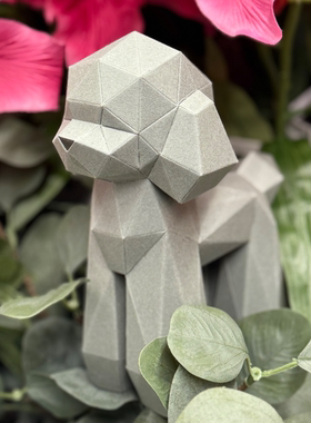 3d立体纸模狗狗柴犬泰迪犬哈士奇