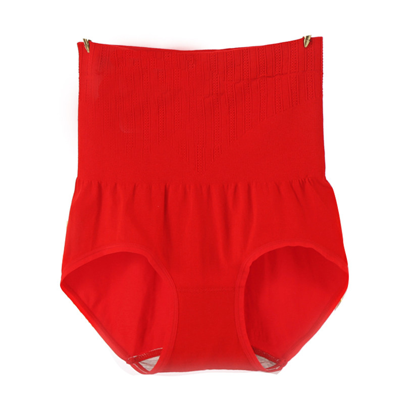 本命年大红色兔年大码无缝美体高腰纯棉收腹抗菌收肚子三角内裤女,淘宝优惠券,粉丝福利购,淘宝优惠卷