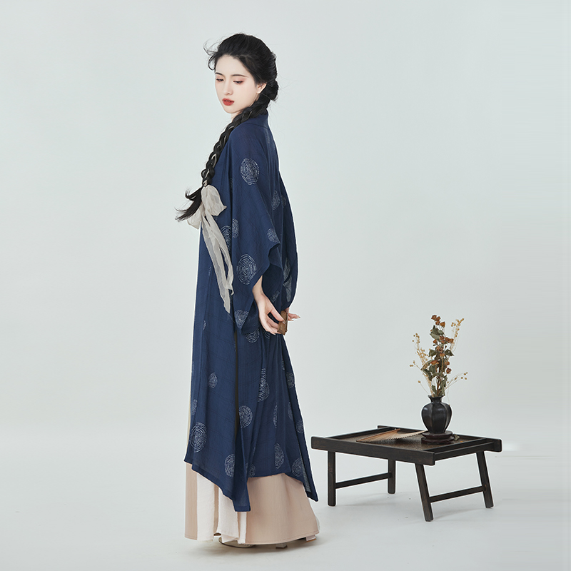 织造司原创[鸢茶]宋制长干寺汉服半袖对襟长衫吊带宋抹改良三裥裙,淘宝优惠券,粉丝福利购,淘宝优惠卷