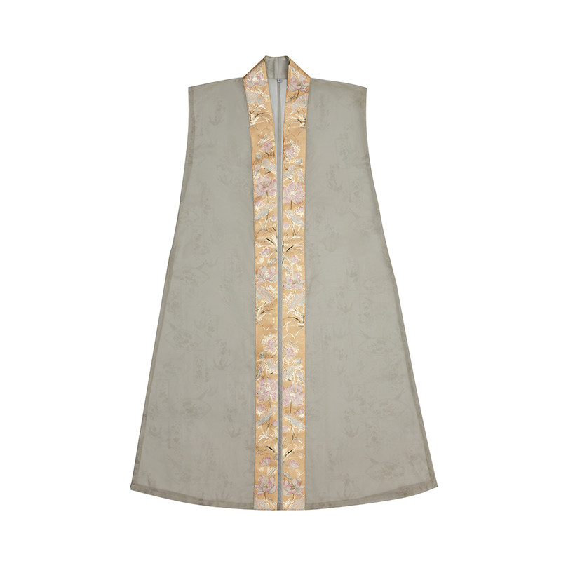 现货织造司原创宋制汉服[炽]织金背心夏季宋抹改良吊带一片式褶裙,淘宝优惠券,粉丝福利购,淘宝优惠卷