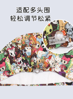 印花手术帽女纯棉护士帽透气吸汗口腔医生工作圆帽手术室专用帽子
