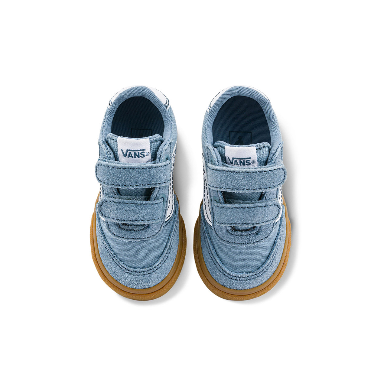 Vans范斯童鞋官方 Brooklyn LS V灰蓝色小童板鞋,淘宝优惠券,粉丝福利购,淘宝优惠卷