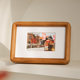 Photo frame photo washing solid wood simple modern