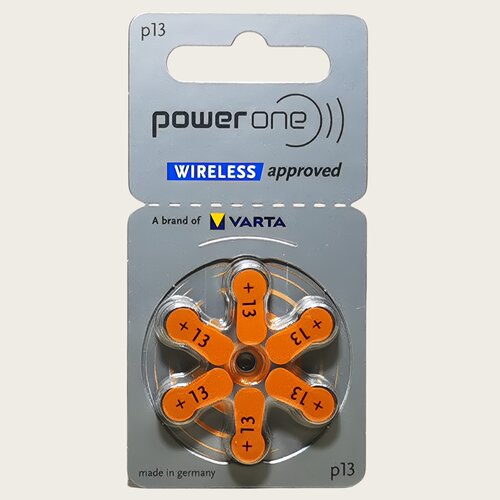 powerone助听器电池p13号德国进口PR70耳机电子A13峰力瑞声达唯听 - 图3