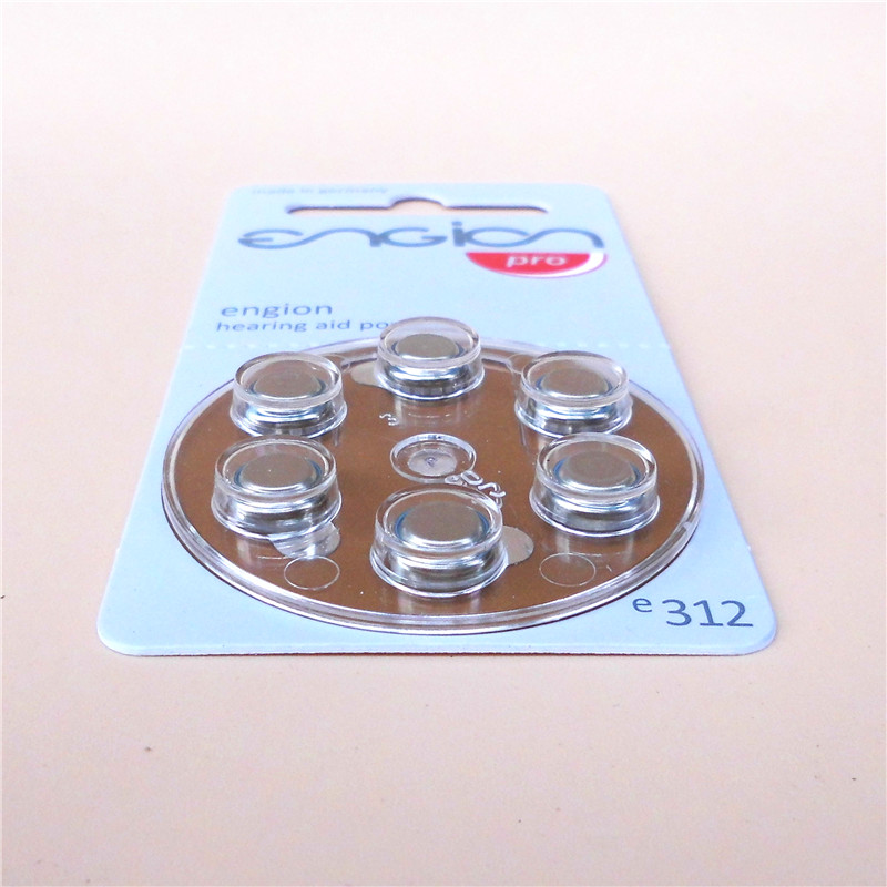 德国原装进口引擎engion e312号锌空助听器电池A312电子PR41 1.4V_虎窝淘