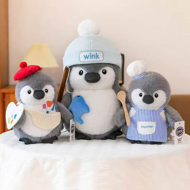 Cute Penguin Doll Plush Toy Doll ໂຮງຮຽນບໍລິສັດກິດຈະກໍາຂອງຂັວນອະນຸບານວັນເດືອນປີເກີດຂອງຂວັນ Rag Doll