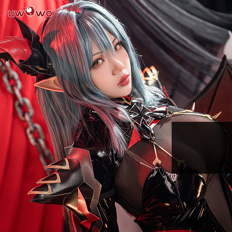 现货Uwowo悠窝窝碧蓝航线cosplay雷根斯堡cos服瑞吉娜龙女cos-图1