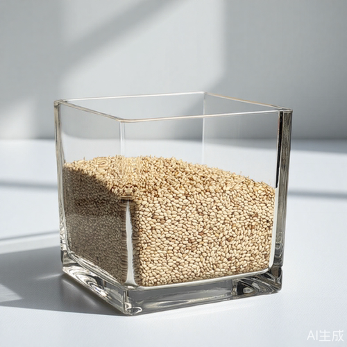 方形玻璃碗带盖糖果罐透明缸调料盒放海盐容器密封小盒子粗盐无盖 - 图3