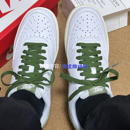 耐克Nike Court Vision 简版空军男女运动休闲板鞋FJ5480-100 - 图0