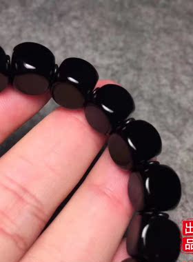 天然玛瑙骰子药师珠手串