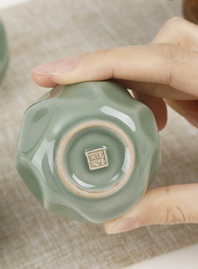 東作家水立方龙泉手作青瓷中式组