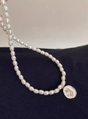 2024新款小众设计感天然法式项链