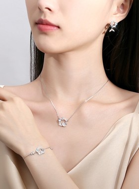 余生有你手链纯银999梦幻月光石手环情人节礼物