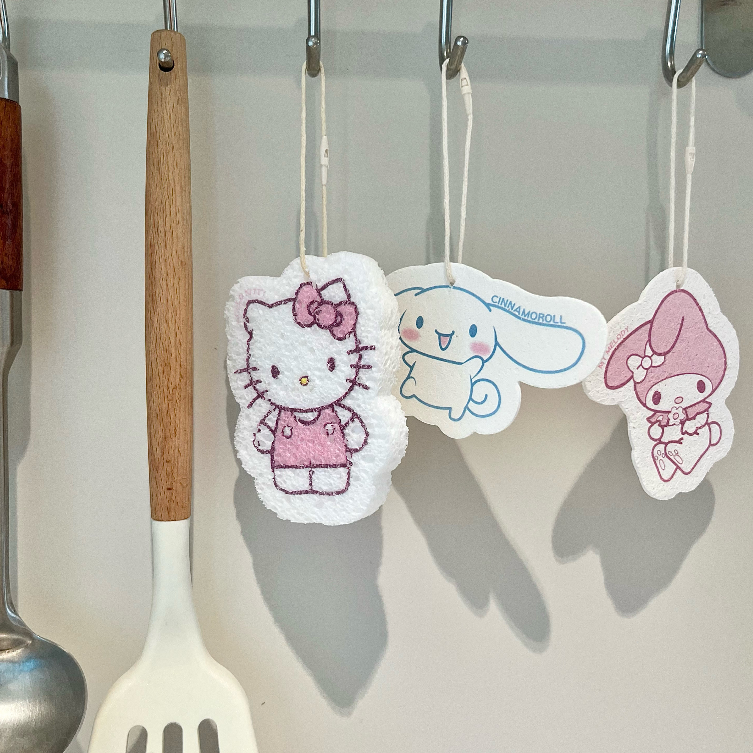 kitty可爱洗碗海绵木浆棉厨房用刷锅神器除油污加厚百洁布魔力擦,淘宝优惠券,粉丝福利购,淘宝优惠卷