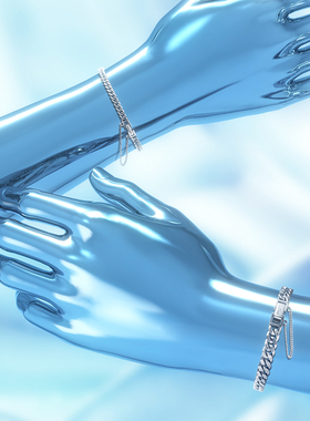 海盗船银饰手链女韩版时尚百搭款