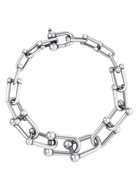 海盗船银饰马蹄形手链轻奢复古款