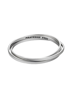 海盗船银饰手镯男轻奢时尚简约款