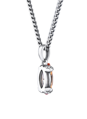 海盗船银饰水滴款情侣项链