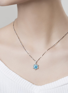 海盗船银饰锁骨链女简约小众设计