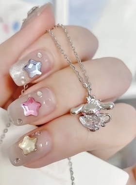 玉桂狗女孩ins可爱项链小众设计