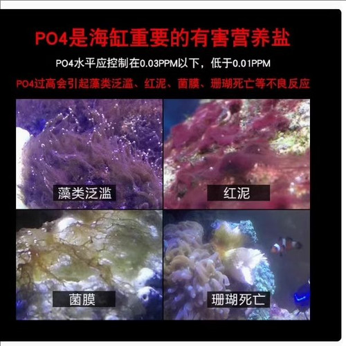 德国ROWA磷酸盐吸附剂吸磷珠水族鱼缸降PO4除低藻类除藻剂红绿泥 - 图0