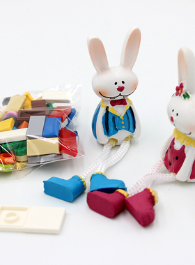 DIY手工创意相框长耳免生日礼品