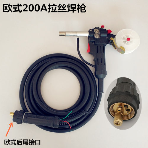 二保电焊机拉丝15米焊枪把头NBC270A型焊铝铁20米长距离拉丝焊枪 - 图1