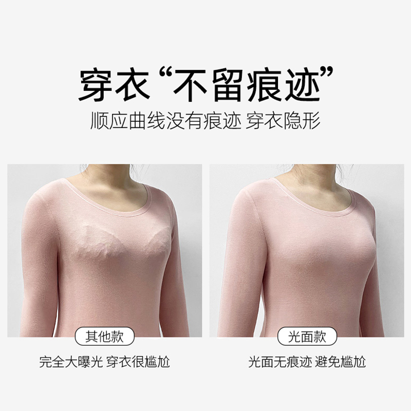 无痕内衣女薄款大胸显小全罩杯收副乳防下垂文胸罩无钢圈乳胶光面-图1