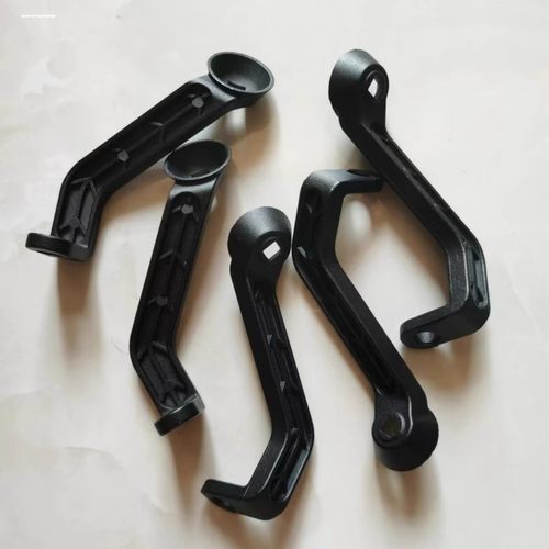 左右电动车手机支架配件导航支架固定底座铝合金后视镜支架杆加厚 - 图0