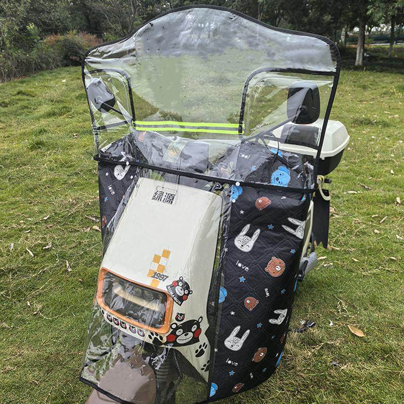 电瓶摩托车前挡风板高清透明防雨罩小型电动车防风罩加厚四季通用,淘宝优惠券,粉丝福利购,淘宝优惠卷