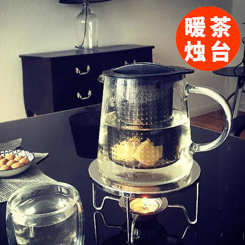 德国finum芬伦玻璃泡茶壶耐高温过滤冲茶器茶水分离套装高级单壶 - 图3
