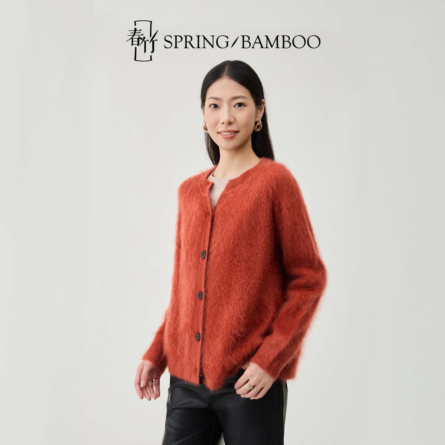 【直播专享】春竹秋冬新款加厚拉绒100%山羊绒长袖女开衫羊绒衫,淘宝优惠券,粉丝福利购,淘宝优惠卷