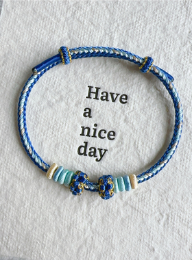 姚冠宇同款手绳可穿黄金饰品挂件