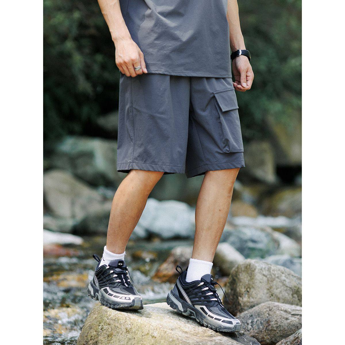 男女同款夏季短裤户外机能工装裤大口袋透气潮,淘宝优惠券,粉丝福利购,淘宝优惠卷