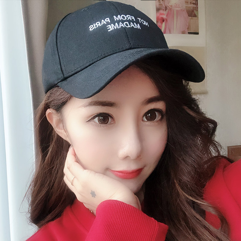 秀奴曼旗舰店适合脸大帽子女时尚鸭舌帽夏天韩版百搭棒球帽春秋潮人遮阳帽防晒0