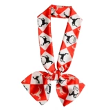 Тонкий модный двусторонний длинный шейный платок, шарф