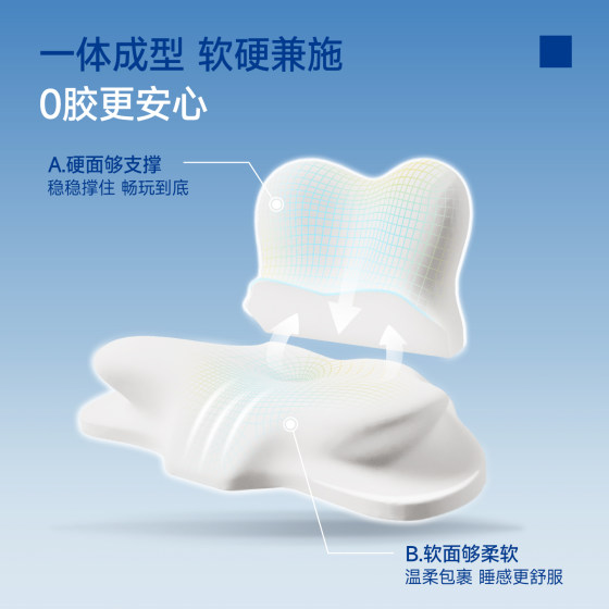 Dream Lily Play Sleeping Pillow Multifunctional Sleeping Pillow Playing with Mobile Phone Bed Pillow Core Back Pillow Cushion Special for Lying