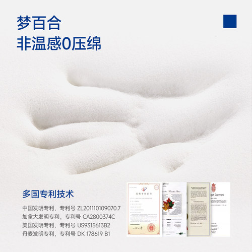 【门店同款】梦百合朗悦0压记忆棉床垫家用卧室席梦思硬海绵护脊 - 图2