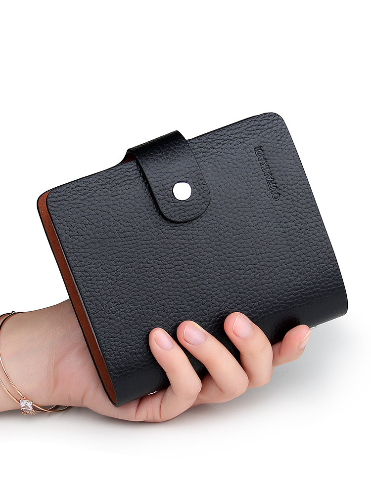 大容量男士真皮多卡位信用卡夹卡套 oufankadi卡包