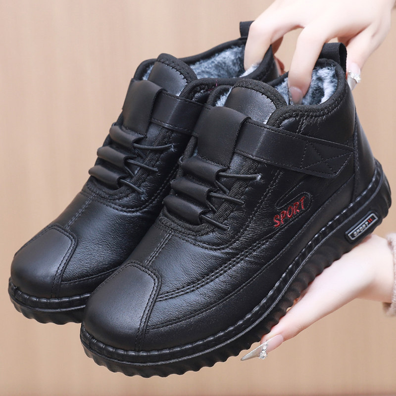 冬季新款雪地靴女加绒保暖中老年妈妈鞋老北京女棉鞋防滑奶奶棉靴,淘宝优惠券,粉丝福利购,淘宝优惠卷