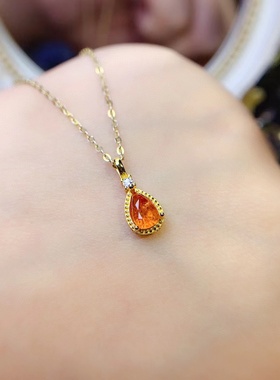 时尚简约吊坠镶嵌空托水滴4*6/5*7/6*9mm未镶嵌s925纯银饰品