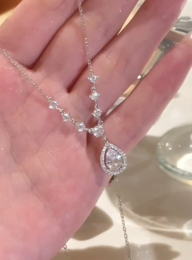 2025新款水滴锆石项链配饰