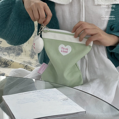 Nulthing Original Tu Es Aime Qiu Guo Guo Green Tofu Сумки прохождение пакета INSICE COMPMETIC SAG
