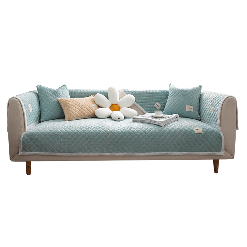 沙发垫冬款毛绒加厚坐垫简约现代四季通用冬季加绒沙发套罩盖布,淘宝优惠券,粉丝福利购,淘宝优惠卷