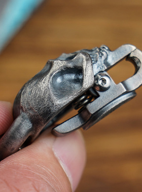 美国稀有骷髅手链高端手工个性