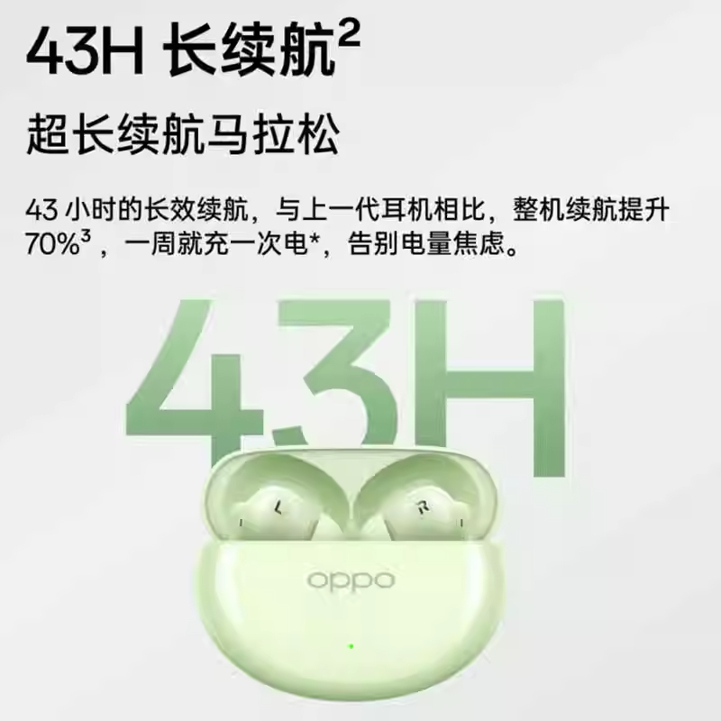 OPPO Enco Air4 Bluetooth headset active noise reduction in-ear music sports running game headset universal