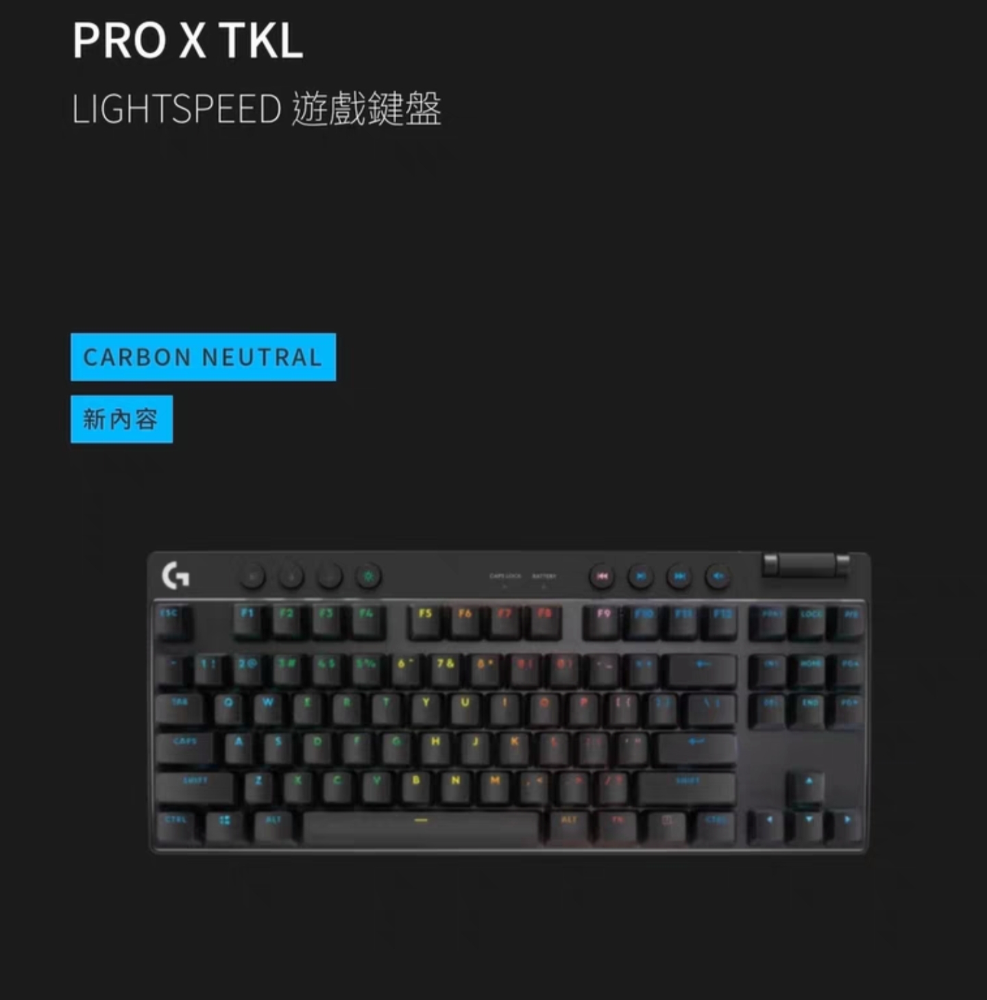 现货正品 新款 罗技G PRO X Superlight TKL游戏键盘机械键盘 - 图3