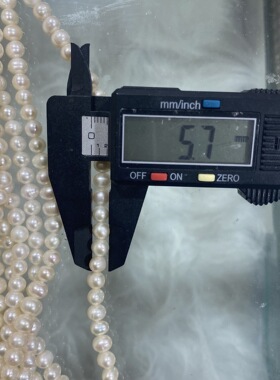 天然素圈淡水发条约56mm土豆圆椭圆形珍珠diy手工制作精致配件